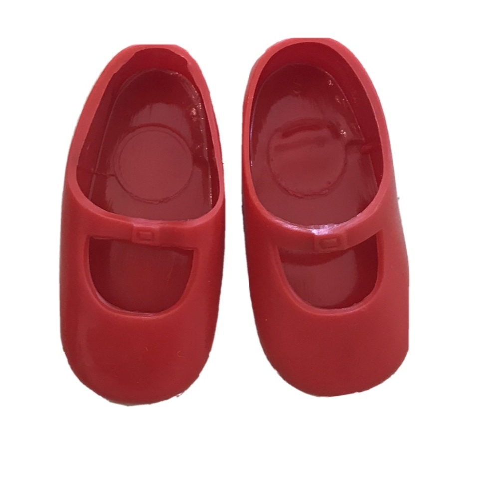 Ideal Shirley Temple Doll Shoes Red Vinyl Crissy
